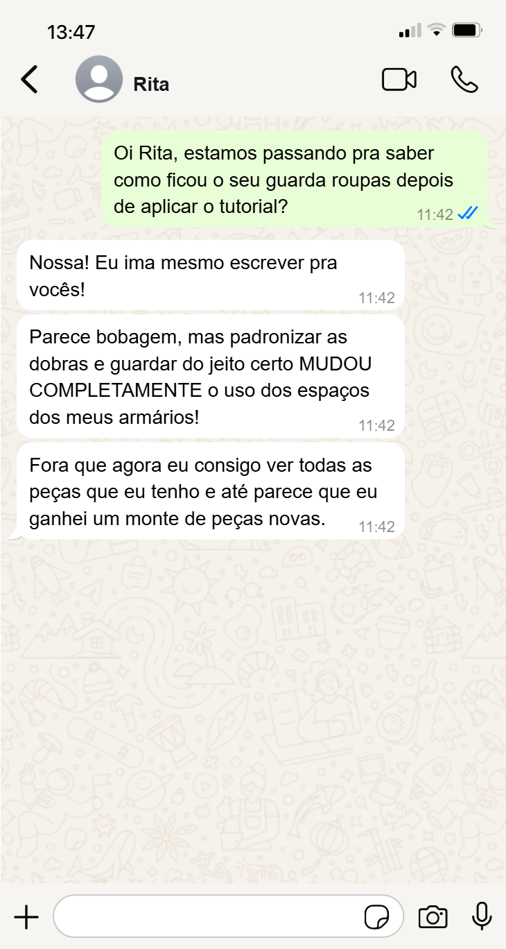 Depoimento mãe Larissa