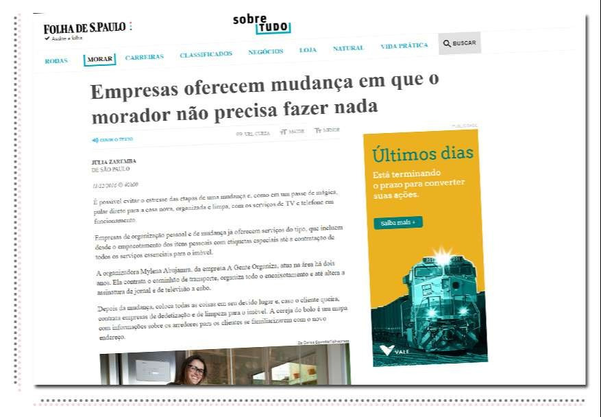 Reportagem Folha de São Paulo